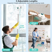 electric 8-in-1 wireless cleaning brush, view 7 - MRSLM
