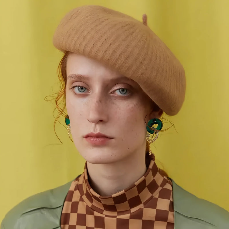 women's painter hat beret, view 2 - MRSLM