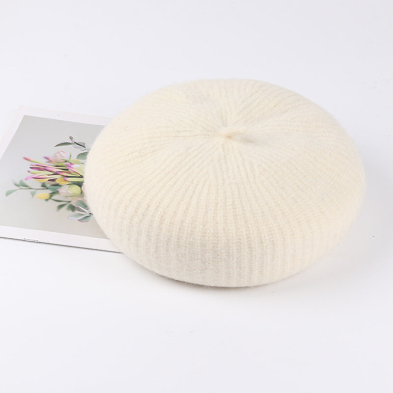 Women's 100% wool beret, view 4 - MRSLM