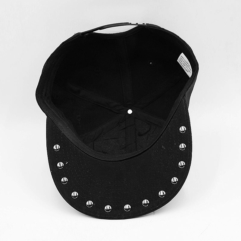 hip-hop flat brim baseball cap, view 3 - MRSLM