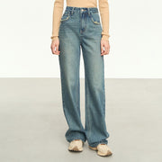 loose fit women's office jeans - MRSLM