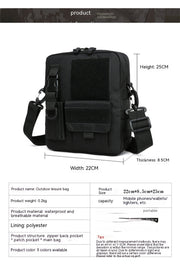 Vertical nylon crossbody bag, view 8 - MRSLM