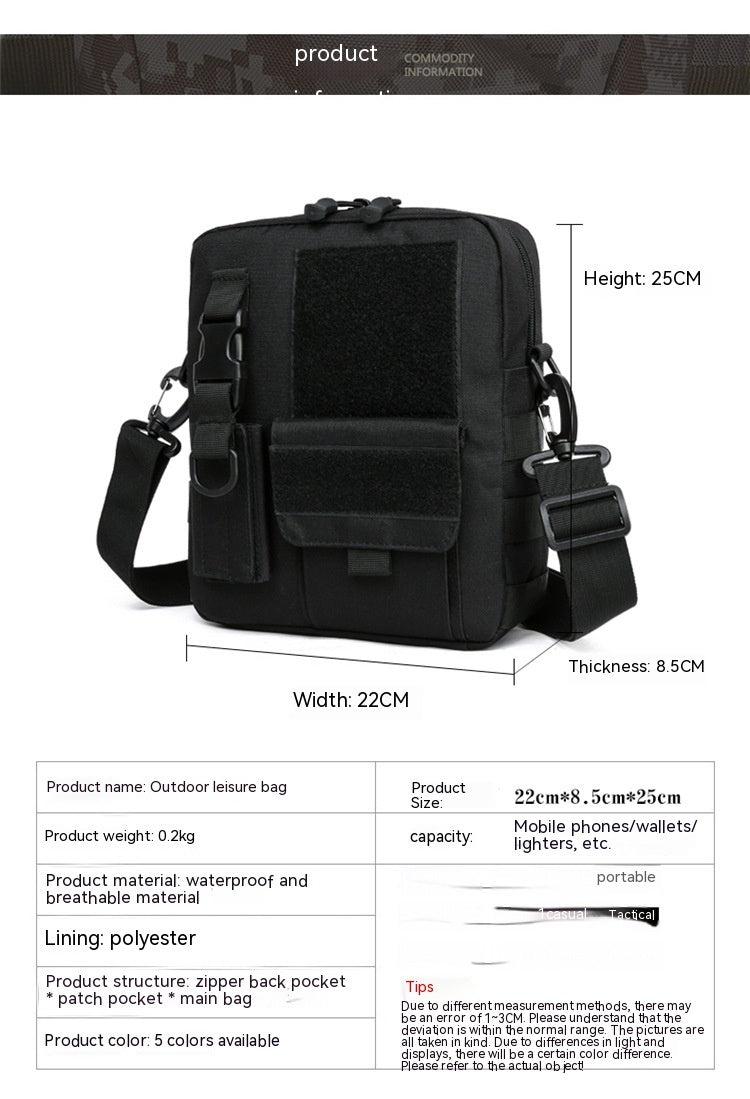 Vertical nylon crossbody bag, view 8 - MRSLM