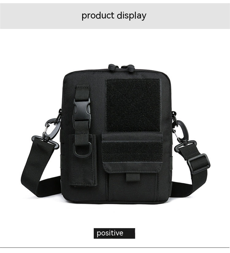 Vertical nylon crossbody bag, view 9 - MRSLM