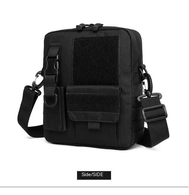 Vertical nylon crossbody bag, view 10 - MRSLM
