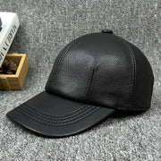 genuine leather baseball cap, view 8 - MRSLM