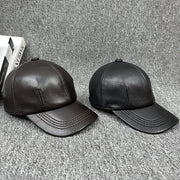 genuine leather baseball cap, view 9 - MRSLM