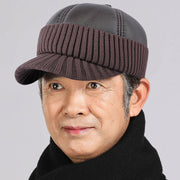 Men's winter earflap baseball cap, view 8 - MRSLM