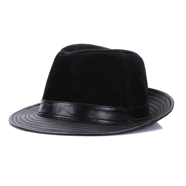 men's sheepskin leather top hat, view 9 - MRSLM