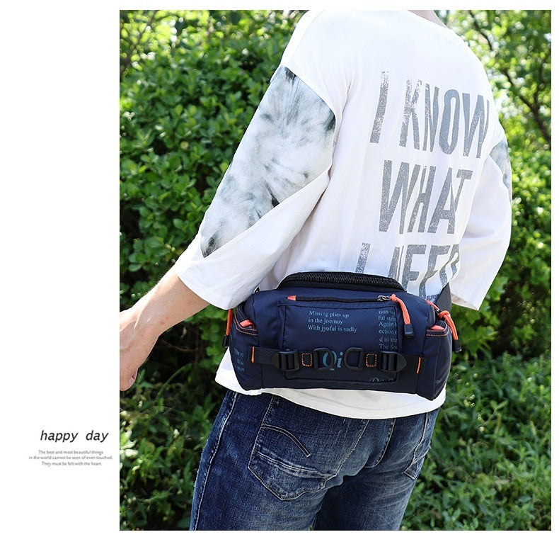 men's waterproof nylon shoulder bag, view 9 - MRSLM