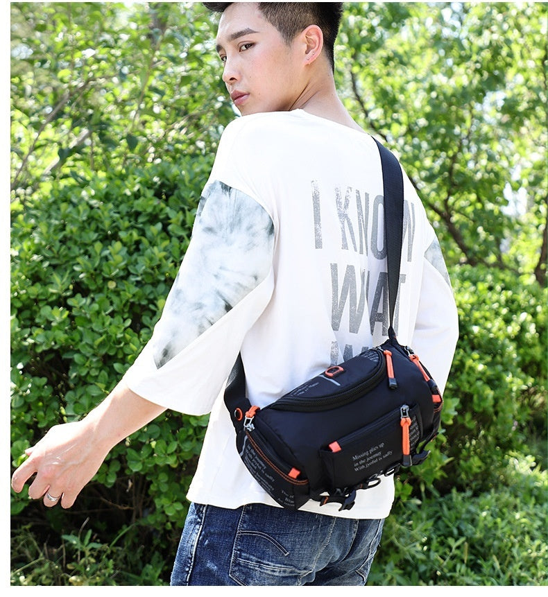 men's waterproof nylon shoulder bag, view 10 - MRSLM