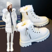 Fleece-lined high-top boots, view 6 - MRSLM