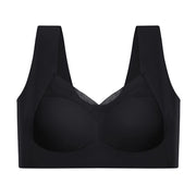 Seamless plus size sports bra, view 3 - MRSLM