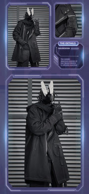 irregular trench coat, view 9 - MRSLM