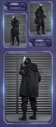 irregular trench coat, view 10 - MRSLM