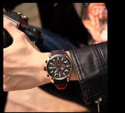 Men's silicone quartz sports watch, view 8 - MRSLM