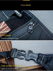 underarm nylon messenger bag, view 7 - MRSLM