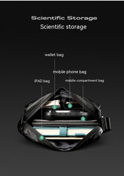 Men's lightweight crossbody bag, view 10 - MRSLM
