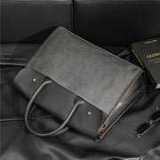 pu leather briefcase shoulder bag, view 10 - MRSLM