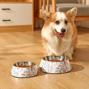 anti-slip stainless steel pet bowl, view 3 - MRSLM
