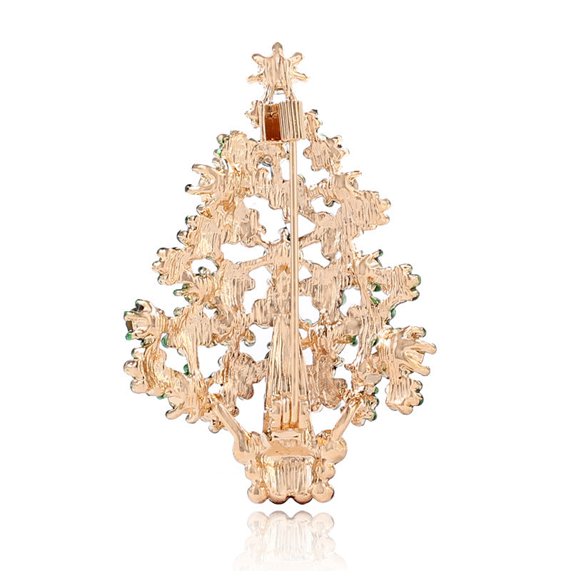 Christmas tree brooch pin, view 10 - MRSLM