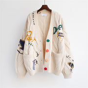 women's cardigan sweater, view 9 - MRSLM