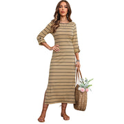 Striped pullover dress, view 8 - MRSLM