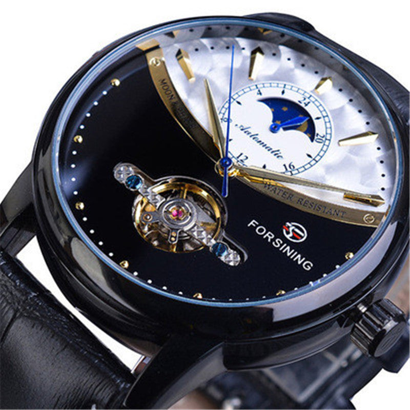 hollow out automatic men's watch, view 7 - MRSLM
