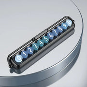 luminous car parking number plate, view 5 - MRSLM