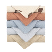 gauze cotton baby washcloths, view 4 - MRSLM