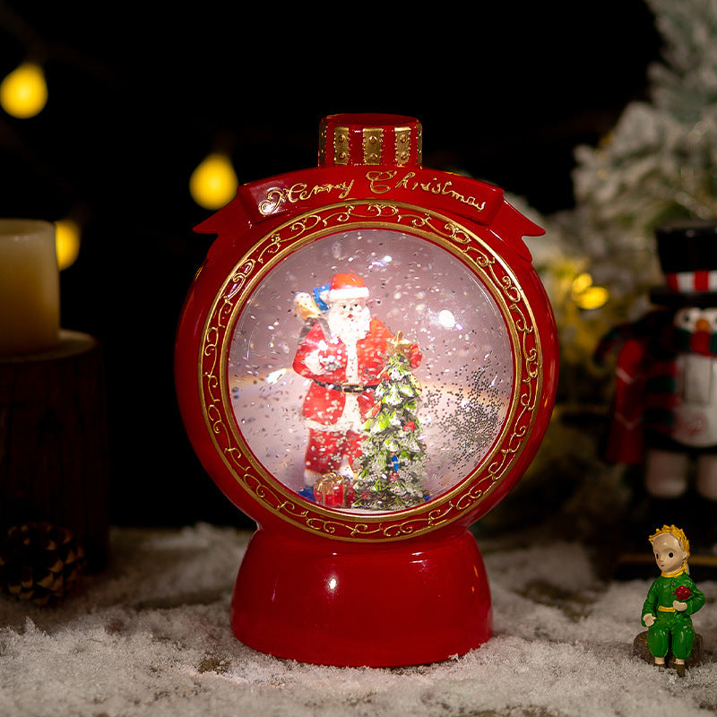 Christmas snow ball music box, view 6 - MRSLM
