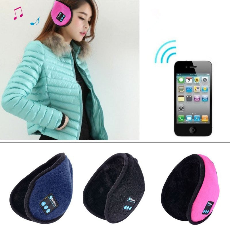Wireless Bluetooth earmuff headphones, view 4 - MRSLM