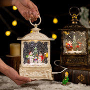 Christmas crystal ball music box, view 5 - MRSLM
