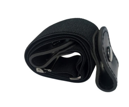 slim leather belt for men and women, view 5 - MRSLM