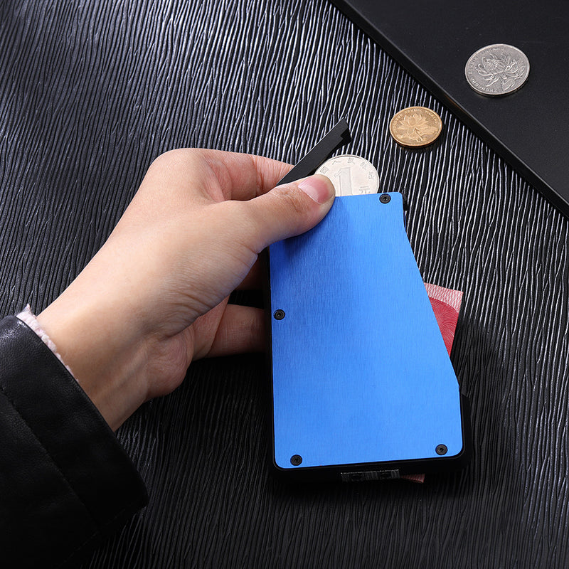 automatic pop-up metal card holder, view 3 - MRSLM