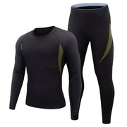 Men's thermal base layer set top and pants, view 3 - MRSLM
