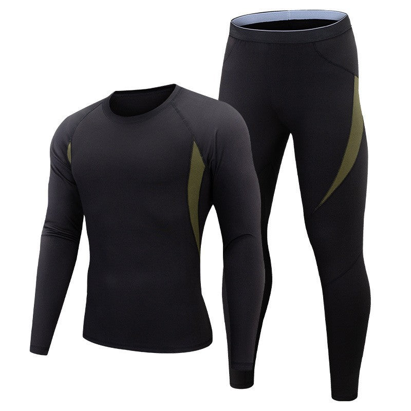 Men's thermal base layer set top and pants, view 3 - MRSLM