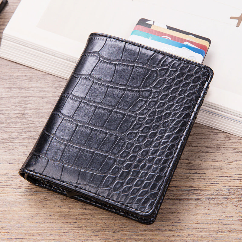 RFID blocking coin purse, view 5 - MRSLM