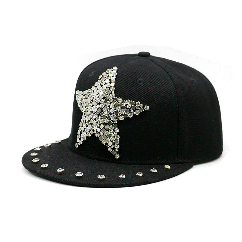 rivet flat brim cap, view 22 - MRSLM