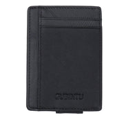 men's thin leather money clip wallet, view 9 - MRSLM