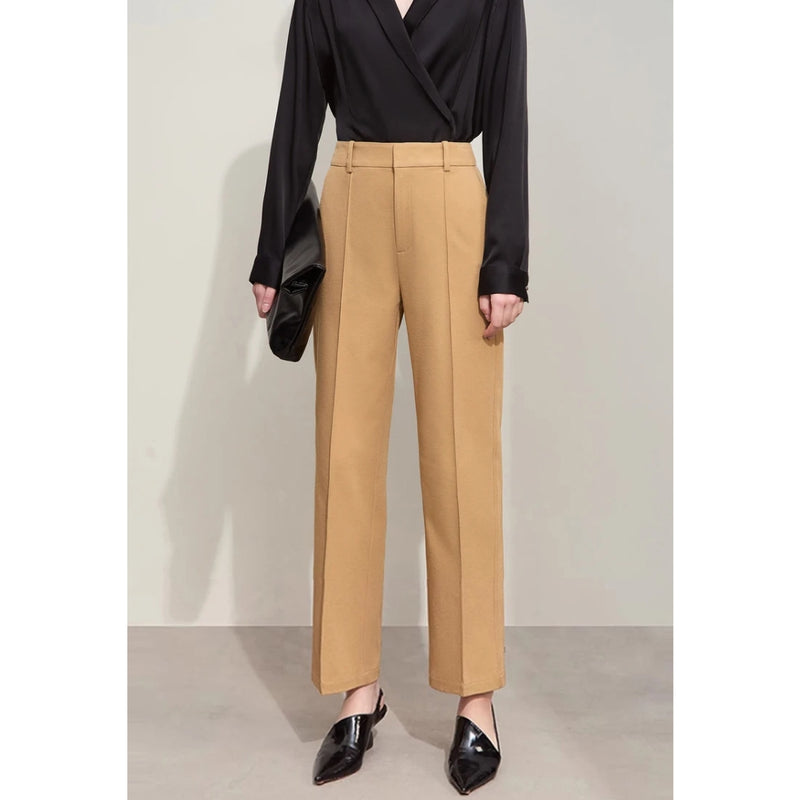 straight ankle-length trousers, view 2 - MRSLM