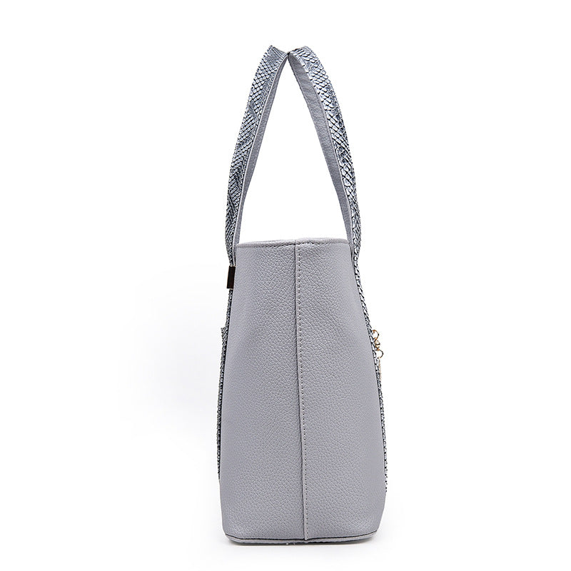 women's zipper shoulder handbag, view 8 - MRSLM