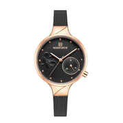 women's mesh strap quartz watch, view 5 - MRSLM