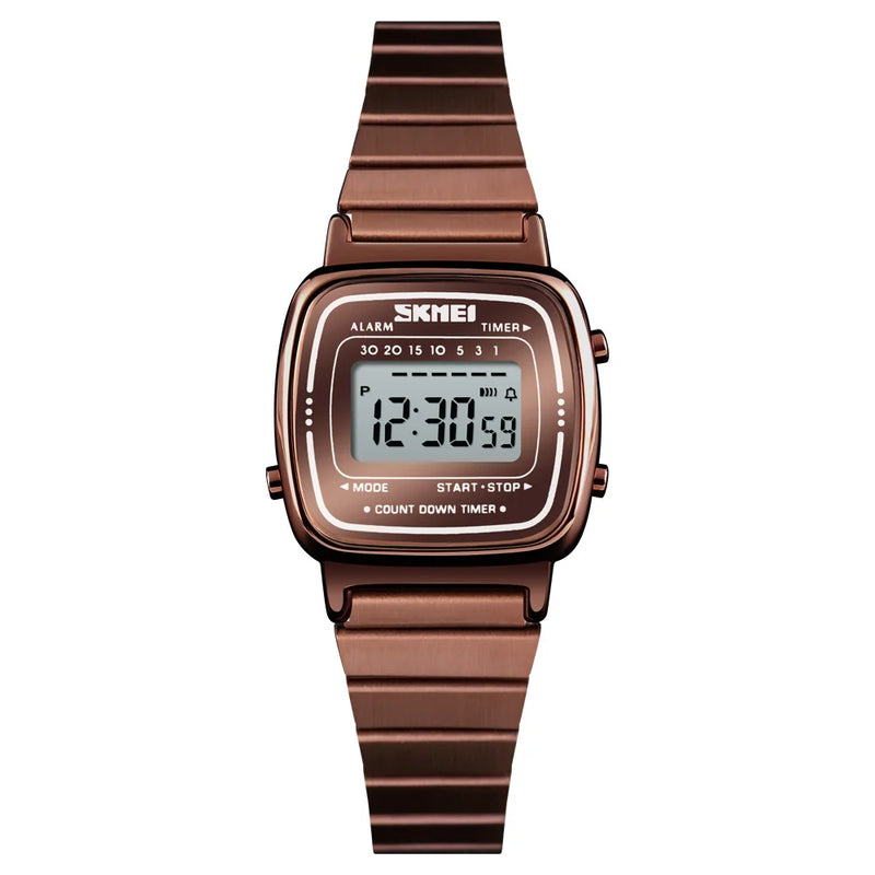 luxury gold digital watch, view 5 - MRSLM