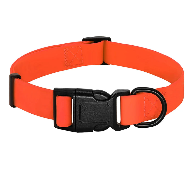 waterproof pvc dog collar, view 4 - MRSLM