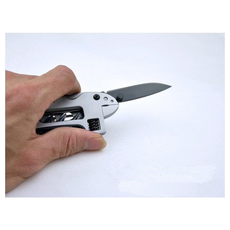Adjustable wrench multi-tool with pliers and screwdriver, view 3 - MRSLM