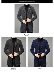 Men's windbreaker casual coat, view 7 - MRSLM