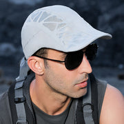 breathable mesh summer beret cap, view 9 - MRSLM