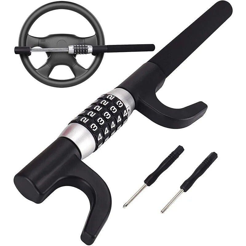 keyless steering wheel lock, view 3 - MRSLM
