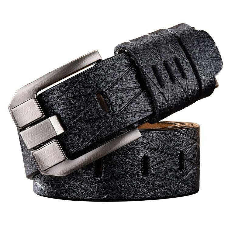 men's leather belt, view 4 - MRSLM